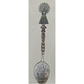 CUCHARA CON ADORNO DE LA VIRGEN DEL PILAR CUCHARA CON ADORNO DE LA VIRGEN DEL PILAR