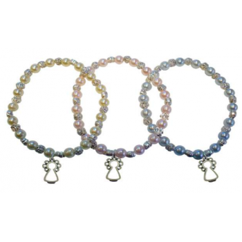 PULSERA DE PERLAS ROSA