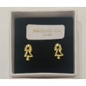 PENDIENTES ORO MACIZO 18K