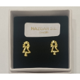 PENDIENTES ORO MACIZO 18K