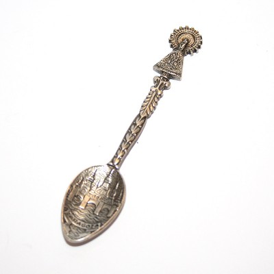 SPOON WITH ORNAMENT AND VIRGEN DEL PILAR